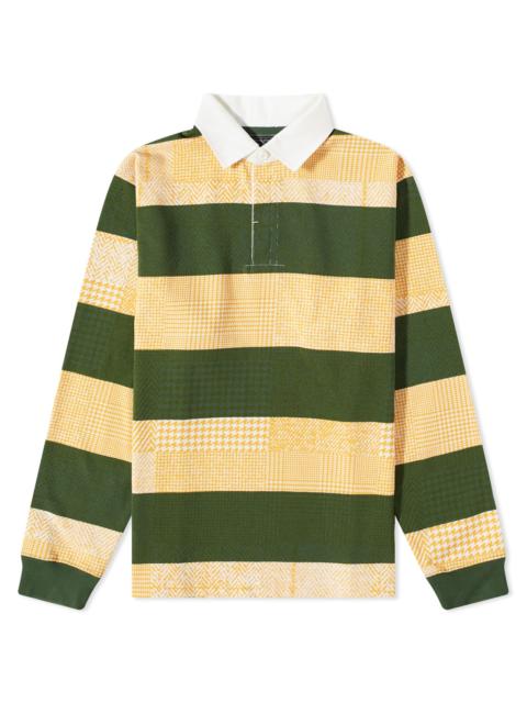 END. x Beams Plus 'Ivy League' Overdye Patchwork Rugby Shirt