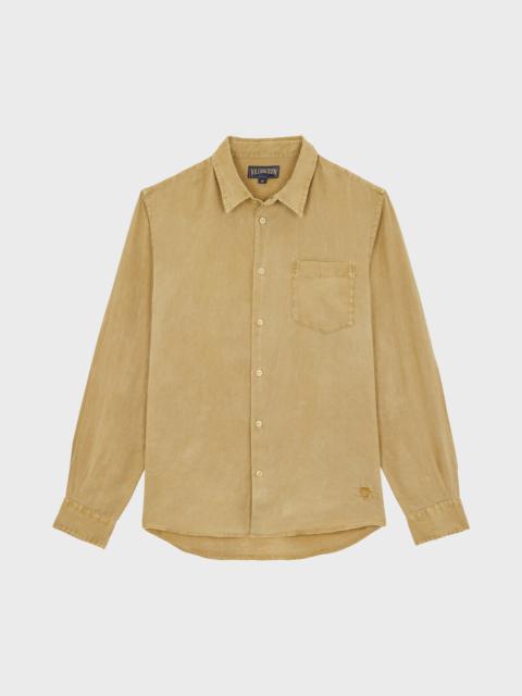 MEN LINEN SHIRT NATURAL COLORS
