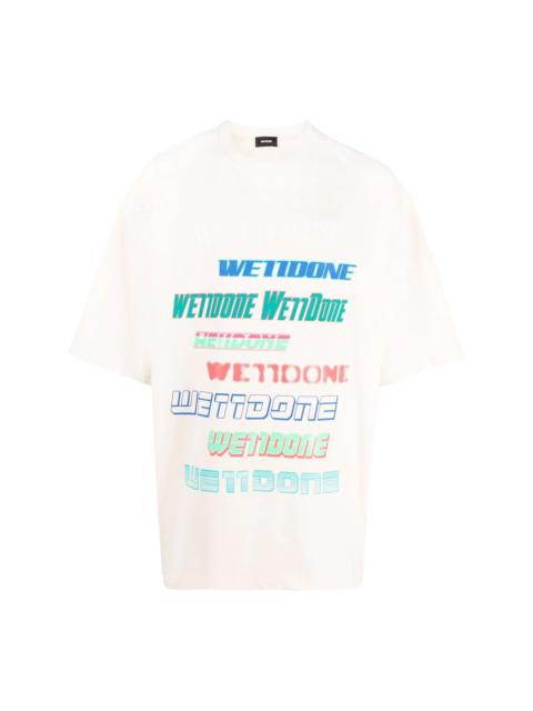We11done logo print short-sleeve T-shirt