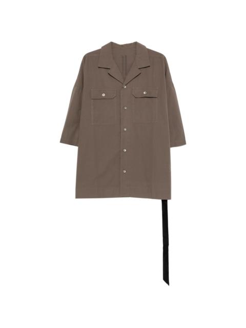 Rick Owens DRKSHDW Magnum Tommy chest-pocket tie shirt
