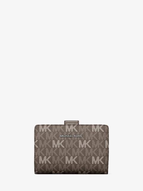 MICHAEL KORS Jet Set Travel Medium Signature Logo Billfold Wallet