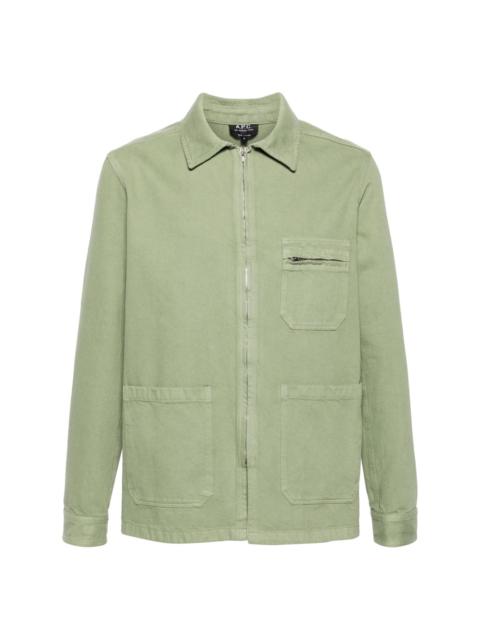 A.P.C. Connor cotton shirt jacket