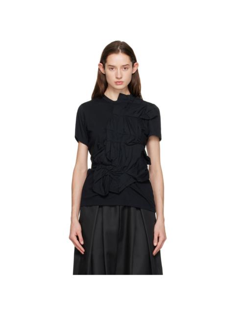 Comme Des Garçons Black Ruffle T-Shirt