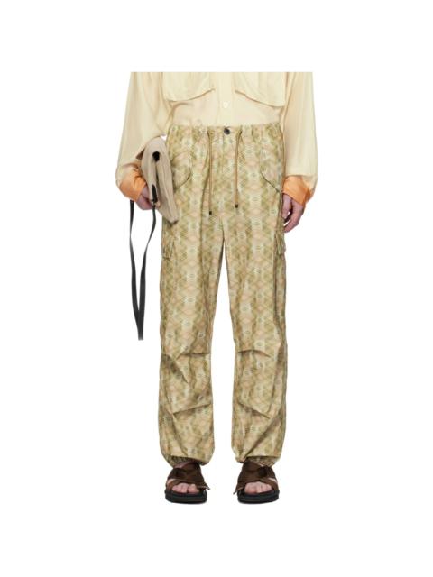 Green Loose Cargo Pants