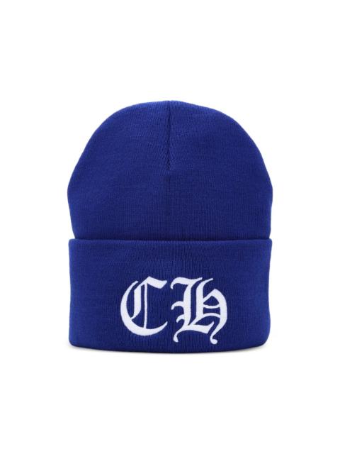 Chrome Hearts embroidered logo-patch beanie