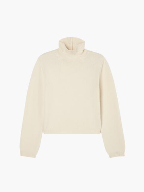 RÓHE STATEMENT SHOULDER CROPPED TURTLENECK