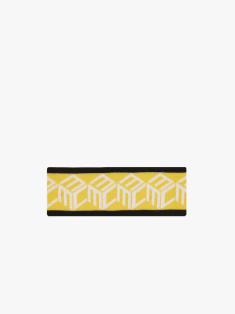 MCM Après-Ski Cubic Monogram Jacquard Wool Headband