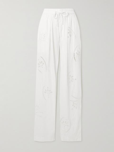 Isabel Marant Hectorina Broderie Anglaise Modal-blend Pants