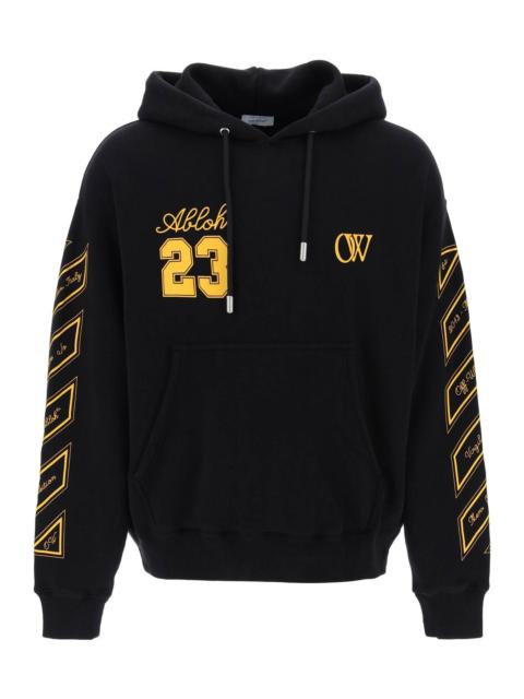 SKATED HOODIE WITH OW 23 LOGO