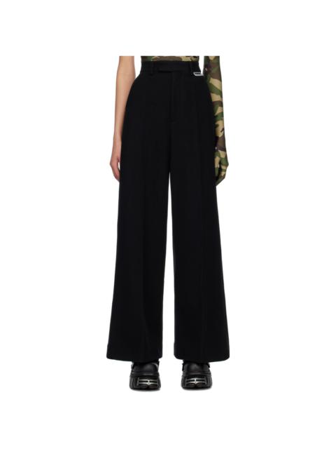 VETEMENTS Black Tailored Trousers