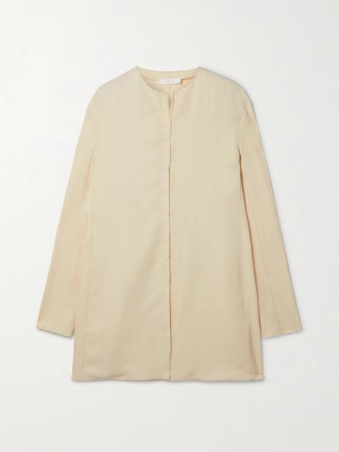 The Row Berilla Twill Blouse