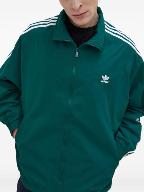 three-stripe zip-up jacket