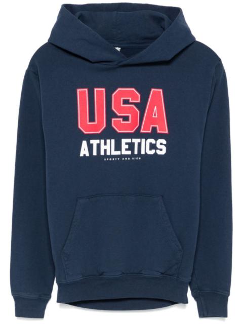 Sporty & Rich text-print hoodie