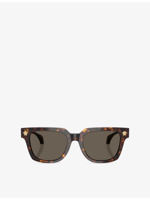 VERSACE VE4510U Square-Frame Acetate Sunglasses