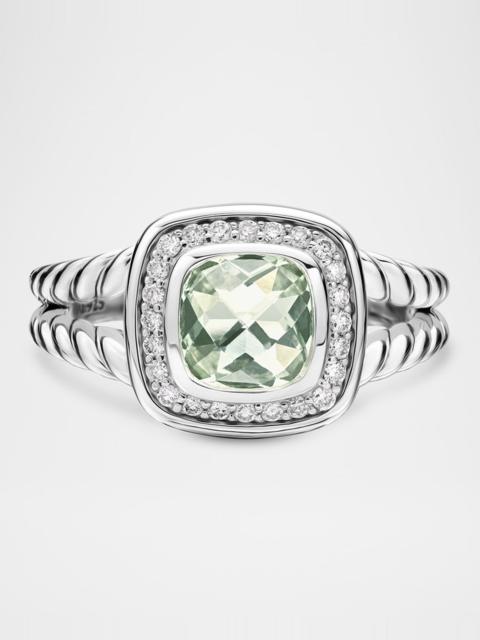 DAVID YURMAN Petite Albion Ring with Gemstone and Diamonds in Silver, 7mm