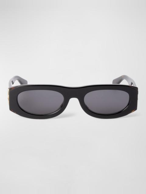 Off-White Orlando Oval Acetate Sunglasses