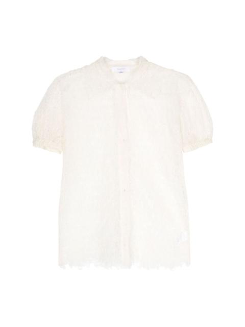 beaufille Pinta semi-sheer tulle shirt