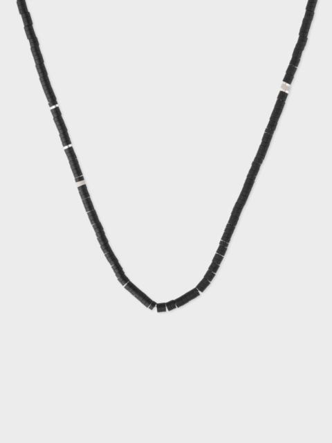 Paul Smith Hematite Bead Silver Necklace by Helena Rohner