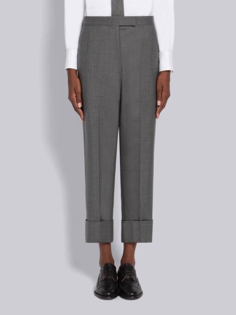 Thom Browne Medium Grey Super 120's Twill Menswear Fit Classic Trouser