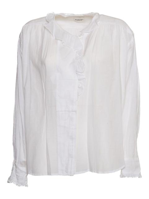 Isabel Marant Pamias ruffled long-sleeved top