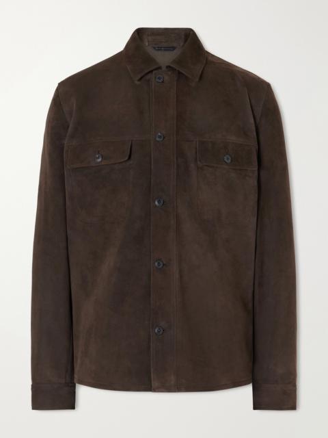 Sunspel Suede Overshirt