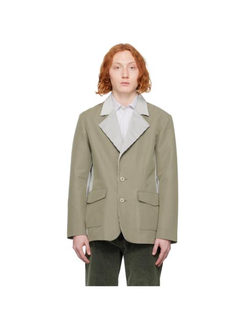 Stockholm Surfboard Club SSENSE Exclusive Taupe Blazer