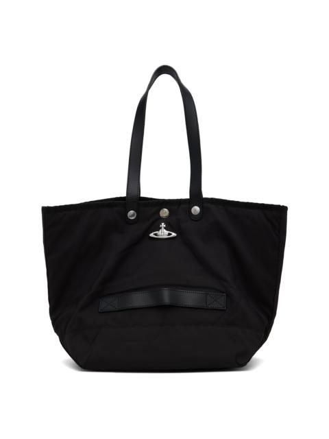 Vivienne Westwood Black Utility Small Shopper Tote