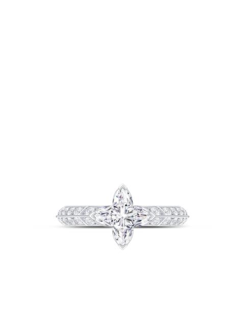 PAVE LUCKY STAR RING / SLV