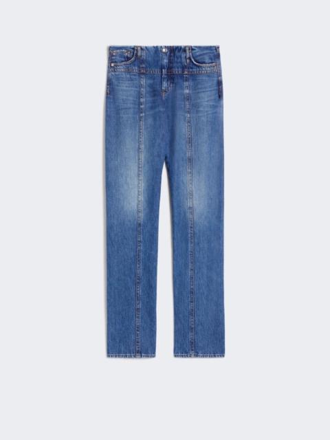 Sportmax Slim-fit 5-pocket trousers - midnightblue