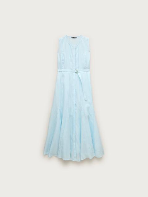J.CREW Seamed linen dress with removable belt