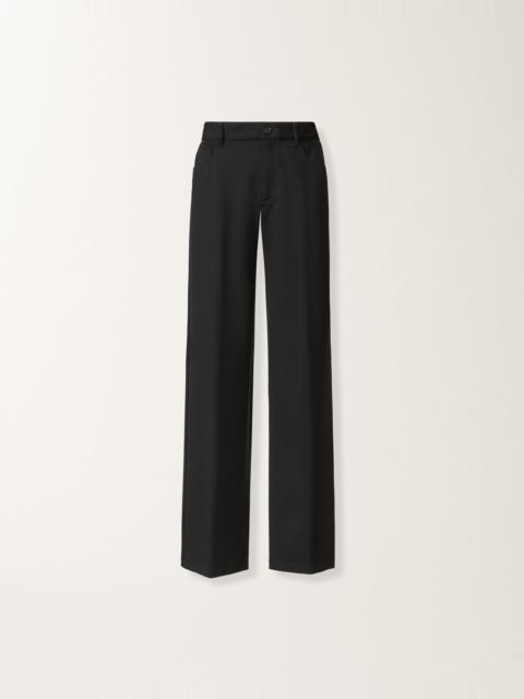 FABIANA FILIPPI Pants in midnight blue Milano jersey