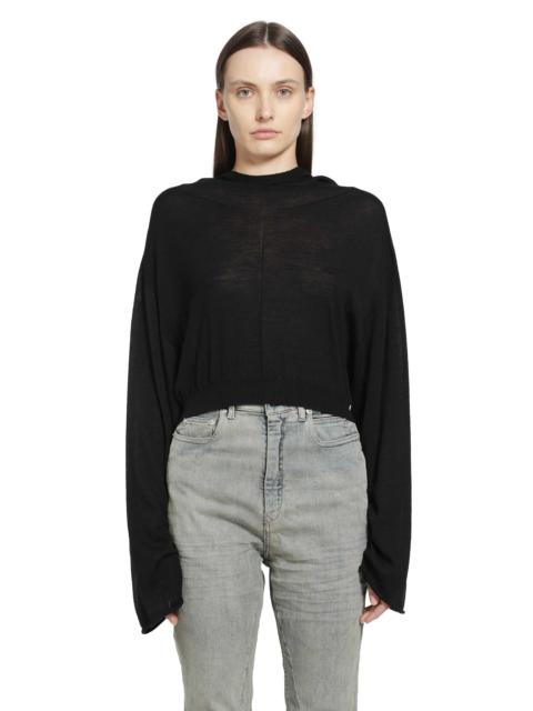 Rick Owens Tower Cropped Hooded Tunic