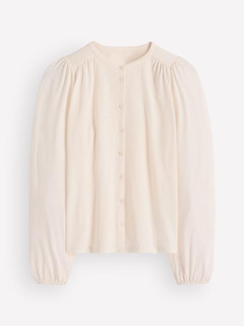 BODEN Ara Jersey Shirt-Ivory