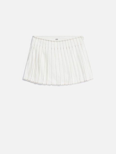 AMI Paris Pleated Skirt