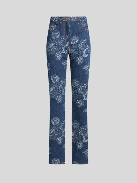 デニム・ジーパン ETRO PRINTED DENIM JEANS Etro Printed denim jeans | tessabit | REVERSIBLE