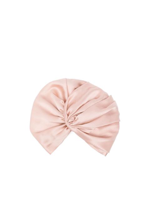 Jennifer Behr bow-detail silk turban