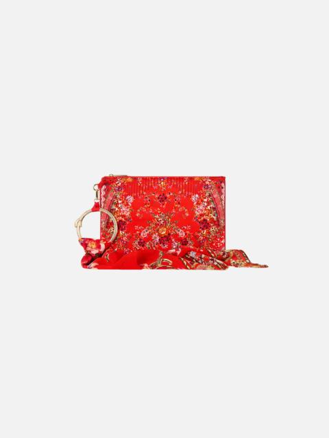 CAMILLA RING SCARF CLUTCH