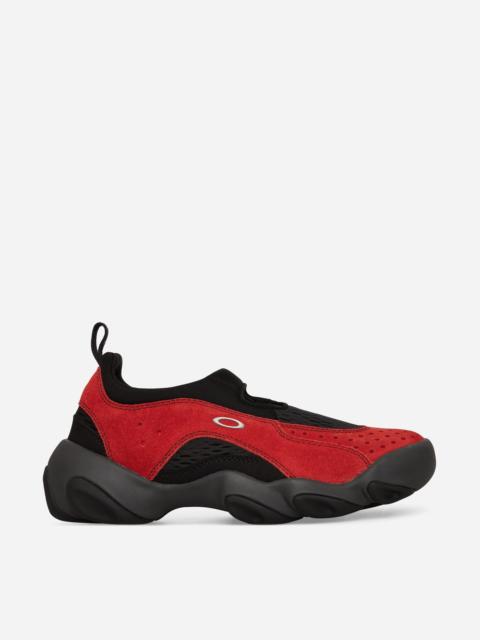 OAKLEY FACTORY TEAM Suede Flesh Sandals Lava / Black