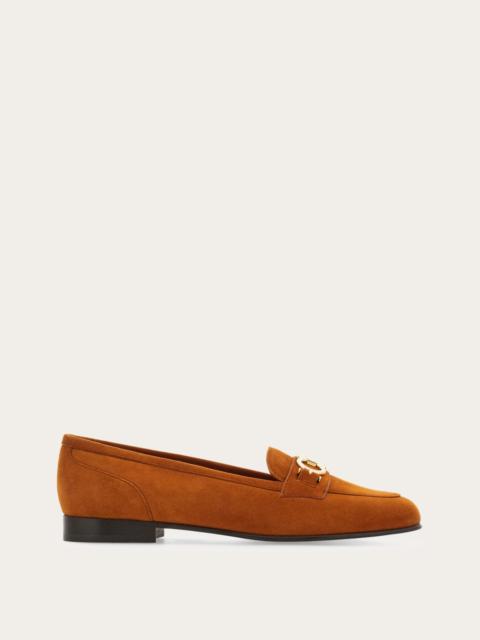 FERRAGAMO Gancini ornament moccasin