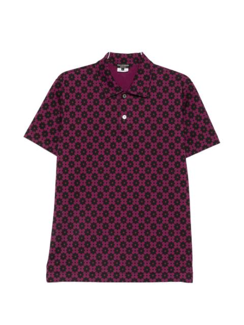 Comme des Garçons Homme Plus geometric-print polo shirt