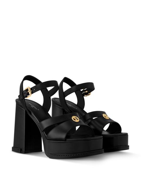 Louis Vuitton Maya Heeled Platform Sandal