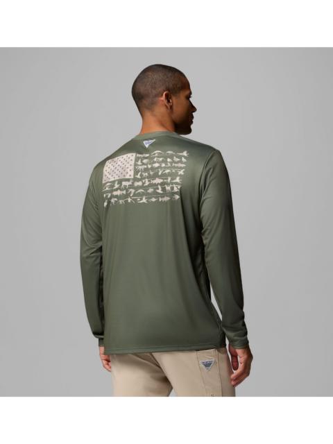 Columbia Men's Terminal Tackle PFG Fish Flag Long Sleeve Shirt