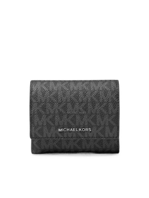 MICHAEL KORS Hudson Signature Logo monogram-print wallet