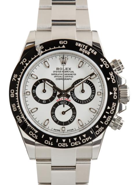 ROLEX Pre-Owned Rolex Daytona 116500LN White Dial