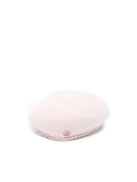 MAISON MICHEL Bonnie veil beret hat