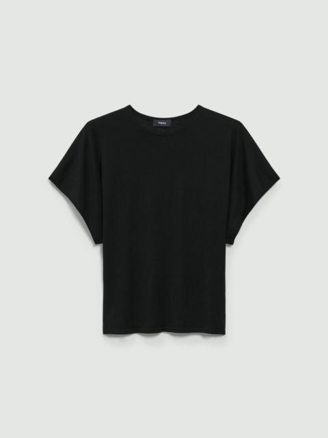 Flutter Sleeve Top in Regal Wool