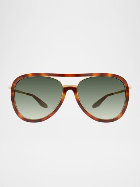 BARTON PERREIRA Fossett Aviator Sunglasses