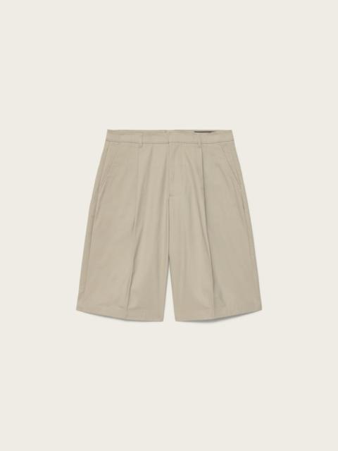 ALLSAINTS CASTRO WIDE LEG COTTON SHORTS