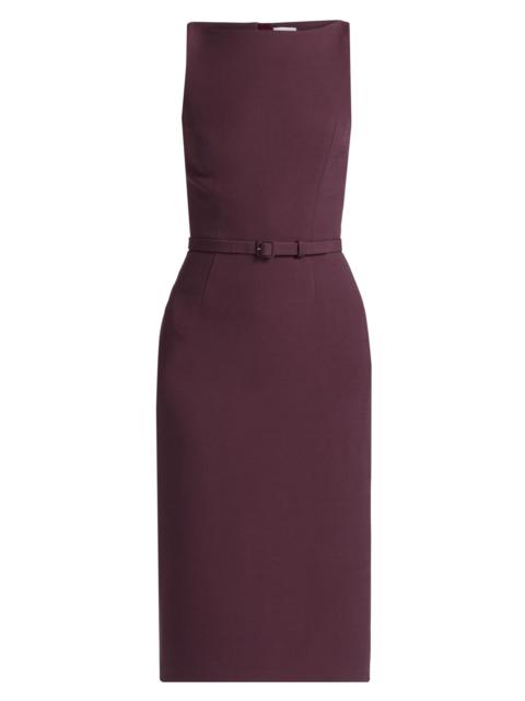 ADAM LIPPES Women's Annette Wool-Silk Sheath Dress - Plum