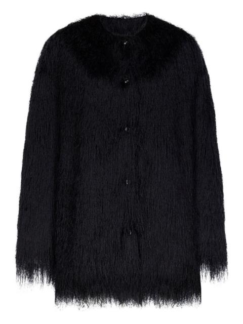 Loulou de Saison Filipo fringed button coat